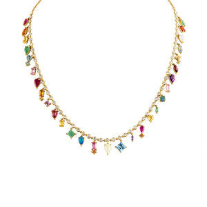 Rainbow Collar Necklace by Eden Presley