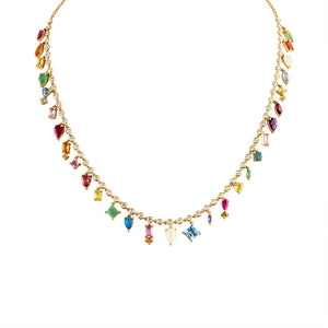 Rainbow Collar Necklace by Eden Presley