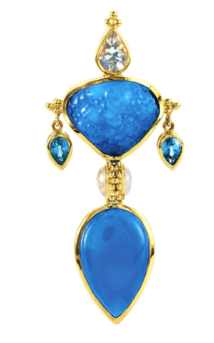 "Heaven" Necklace, Pendant & Enhancer by Paula Crevoshay - Talisman Collection Fine Jewelers