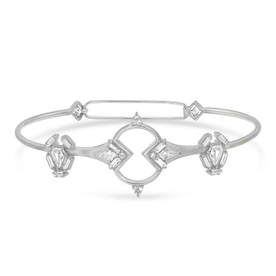 Diamond Mirrored Shield Cuff Bracelet by Meredith Young