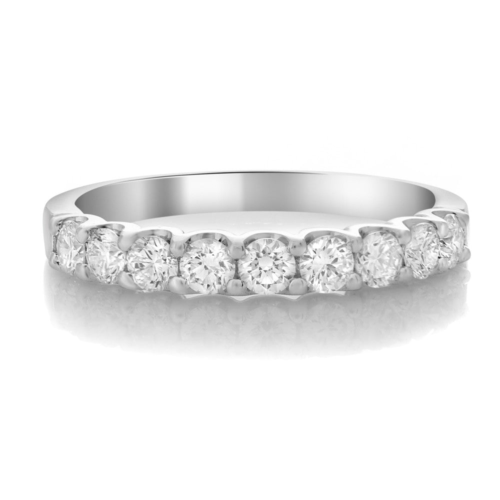 Diamond Shared-Prong Anniversary Band, 0.63 Total Carat Weight - Talisman Collection Fine Jewelers