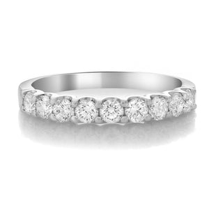 Diamond Shared-Prong Anniversary Band, 0.63 Total Carat Weight - Talisman Collection Fine Jewelers