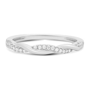 Diamond Twisted Vine Stack Band - Talisman Collection Fine Jewelers