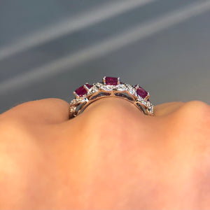 Ruby and Diamond Sienna Band - Talisman Collection Fine Jewelers