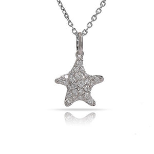 Diamond Pavé Starfish Pendant - Talisman Collection Fine Jewelers